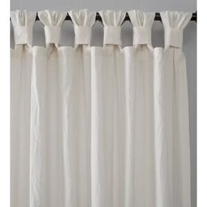 Archaeo 52X84" Outdoor Washed Cotton Twist Tab Curtain Panel Ivory (Marks)*